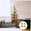 Angoily 4pcs Shockproof Copper Speaker Spikes Delicate Pads for Amplifiers and Speakers Anti-Vibration Furniture Feet view 2