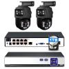 360 Smart Camera, 8 CH Cameras System for Home Security, 2pcs Outdoor Cameras with Dual-Screen Browsing, Human Shape Detection, Two-Way Audio, 1TB Hard Disk, Suitable for Home, Indoor/Outdoor view 1