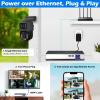 360 Smart Camera, 8 CH Cameras System for Home Security, 2pcs Outdoor Cameras with Dual-Screen Browsing, Human Shape Detection, Two-Way Audio, 1TB Hard Disk, Suitable for Home, Indoor/Outdoor view 2