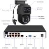 360 Smart Camera, 8 CH Cameras System for Home Security, 2pcs Outdoor Cameras with Dual-Screen Browsing, Human Shape Detection, Two-Way Audio, 1TB Hard Disk, Suitable for Home, Indoor/Outdoor view 3