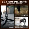 COMAN One-Click Lifting Monopod with Feet, 65 Travel Monopod with 360 Ball Bowl Head, Lightweight Camera Tripod with Arca Quick Release for Canon Nikon, DSLR Cameras, Max Load 22lbs/10kg (M1S) view 3