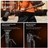 COMAN One-Click Lifting Carbon Fiber Monopod, 69 Camera Monopod with Feet, Lightweight Travel Tripod with Quick Release Plate for Camera, DSLR, Camcorder, Max Load 22lbs/10kg (M1ProV5) view 2