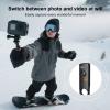 Camera Bluetooth Remote for Insta360 Wireless Remote Control Compatible with Go Pro 8/9/10/11/12/13 for Insta360 X2 X3 X4 X5 GO 3/3S ACE PRO1/2 Sport Camera Remote for Vlogging/Cycling view 4
