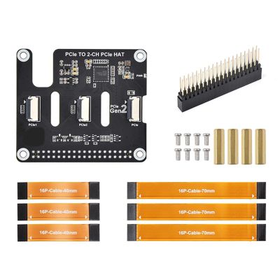 2CH PCle Expansion Card 16PIN Connecting Port Easy Integration In Projects For Electronics Enthusiasts
