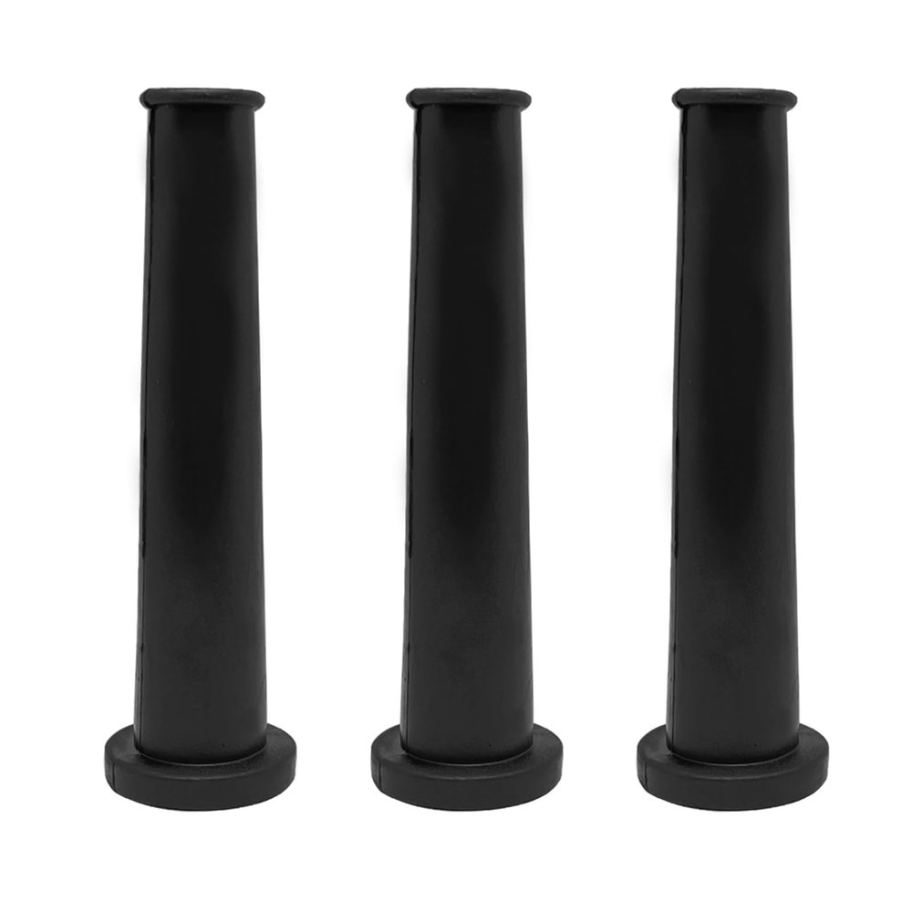 10 Pcs 80mm/3.15in Length Black Rubber Power Boot Protector,Rubber Strain Relief Cord Boot Protector Cable Sleeve Hose,for Powfer Tool Cutting Machines Electric Drills Cable Protection