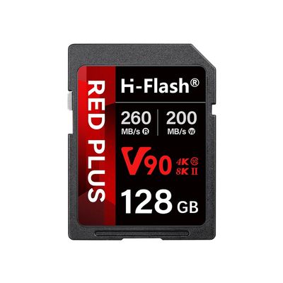 128GB SD V90 Memory Card  260MB/s Read, 200MB/s Write | Ideal for 4K/8K, HDR, and 360 Video | High-Performance SD Card for Cameras, Photographers & Content Curators
