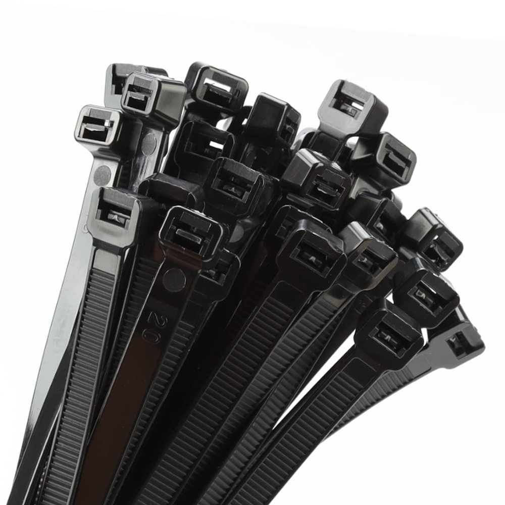 14 inch Black Zip Ties Heavy Duty 600 PACK, 200 LBS Ultra Exclusive Strong Plastic Wire Ties, Large Cable Ties Extra Long Tie Wraps, Indoor and Outdoor UV Resistant