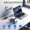 Yottamaster 5 Bay Hard Drive Docking Station Aluminum for 2.5''/3.5'' SATA SSD/HDD, USB 3.2 Gen1 Hard Drive Cloner Duplicator, Supports UASP and Up to 100TB (5x20TB) for 1-to-4 Offline Cloning (KB500) view 4