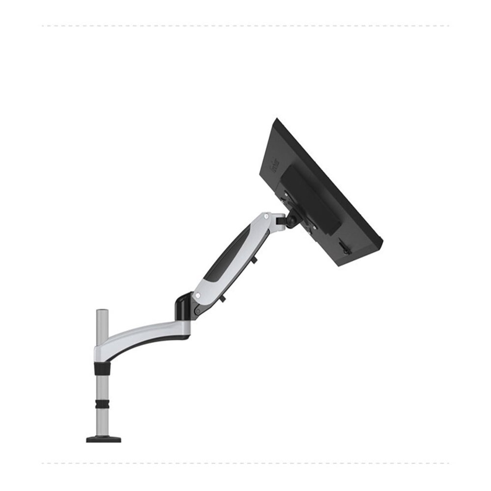 ADBWEKKF Aluminum Alloy Gas Spring Full Motion Desktop 15-27" LCD LED Monitor Holder Arm All-in-one PC Mount Bracket Loading 9-15kgs
