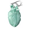 3D Heart-Shaped AirPods Pro Case Cover, Liquid Silicone Protective Case for AirPods Pro/Pro 2, Shockproof, Wireless Charging Compatible, Multiple Colors (Green, Airpods pro2) view 1