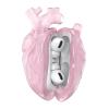 3D Heart-Shaped Case Cover, Liquid Silicone Protective Case for Pro/Pro 2, Shockproof, Wireless Charging Compatible, Multiple Colors (Pink) view 2