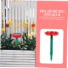 DOITOOL Solar Powered Waterproof Outdoor Lotus Speaker for Garden Portable Music Player Buddhist Music for Courtyard Decor view 4