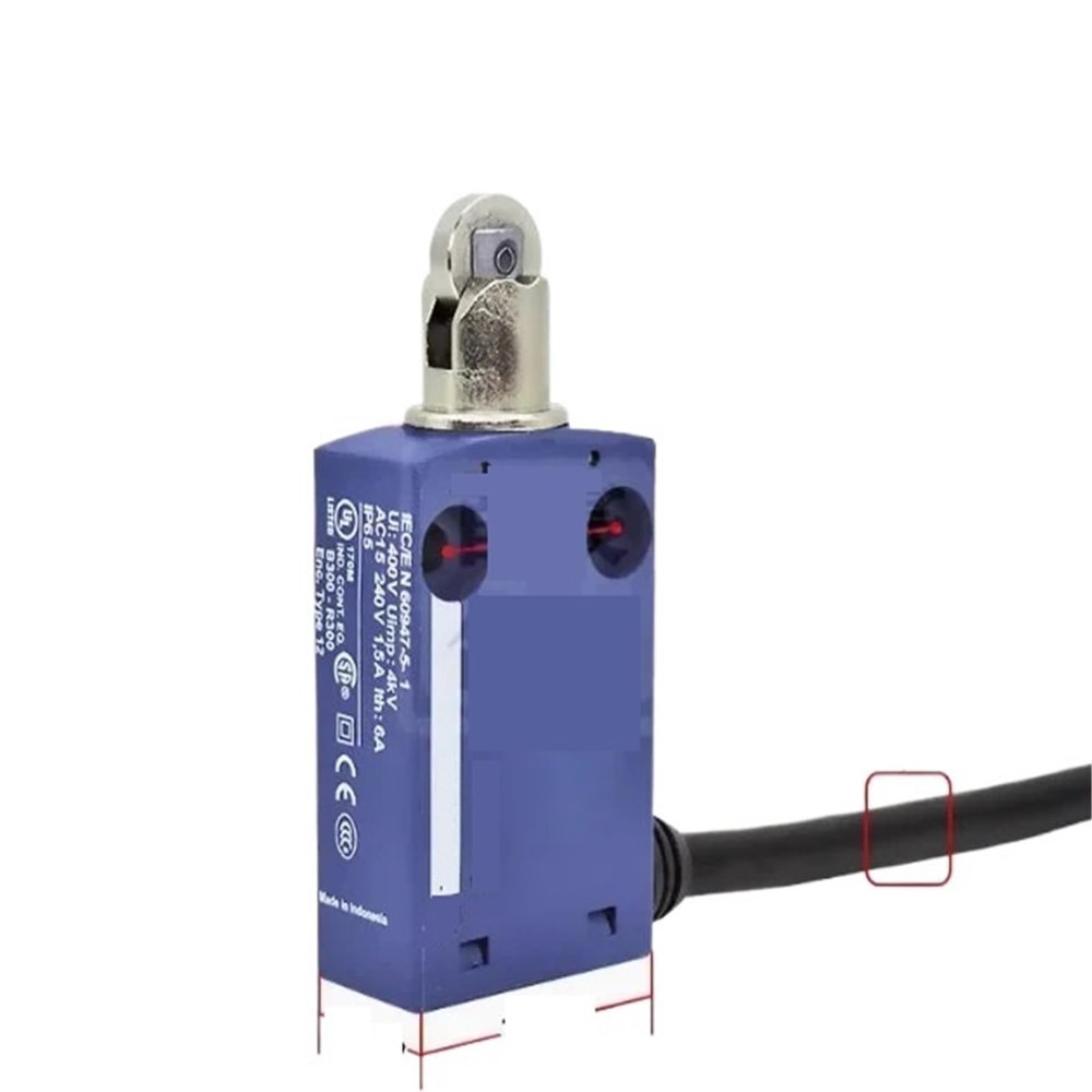 1pcs Limit Travel Switch XCMN2102L2 Waterproof Sensor ZCMD21 Roller Operating Head