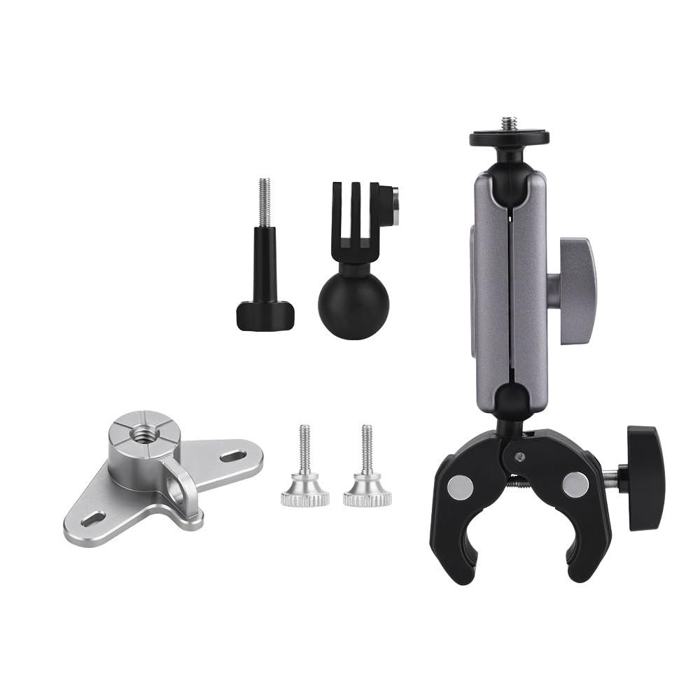 ABZEKH Drone Accessories for Bike Holder Mount for DJI RC 2/RC Remote, Motorcycle Handlebar Mount for DJI Mini 3/4 Pro/Air 3S/2S Mavic 3/4 Pro Accessories(Upgraded RC Holder C)