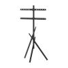 Artistic Easel TV Floor Stand for 32-75 Inch Screen, Tripod tv Stand UP to 130 LBS and Height Adjustable, Suitable for Bedroom, Living Room and Corner, Black view 1