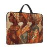 14in Laptop Sleeve Bag, Lightweight Waterproof Laptop Bag Shockproof Soft Carrying Case Africa Ethnic Pottery Tablet Travel Cover with Handle for 13-14 Inch Notebook view 2