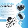 010-11873-00 AC Power Adapter Cable USB Cable Fits for Garmin Alpha 100, Drive 53, Rino 700/750/755T, T 5/5X, TT 10/15/15X Dog Device view 4
