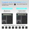 Wireless Numeric Keypad for Laptop, Rechargeable 34 Keys Bluetooth Number Pad with Dual Bluetooth, 2 in 1 Numeric Keypad Calculator with Display - Portable Slim Numpad for Windows, Mac, PC, Tablet view 2