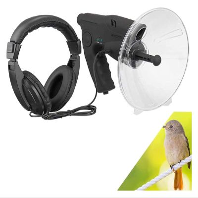 LLHBBSHYYDM Bird Watching Instrument, Sound Amplifier Spy Ear Bionic Listening Device, Long Range Listening Device Up to 300 FT 8X Magnification