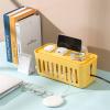Cable Organizer Box Cable Storage Box Hollow Power Cable Box Home Desktop Storage Rack Cable Storage Box Charger Socket Management Large Cord Organizer Box (B view 2