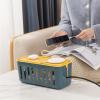 Cable Organizer Box Cable Storage Box Hollow Power Cable Box Home Desktop Storage Rack Cable Storage Box Charger Socket Management Large Cord Organizer Box (B view 3
