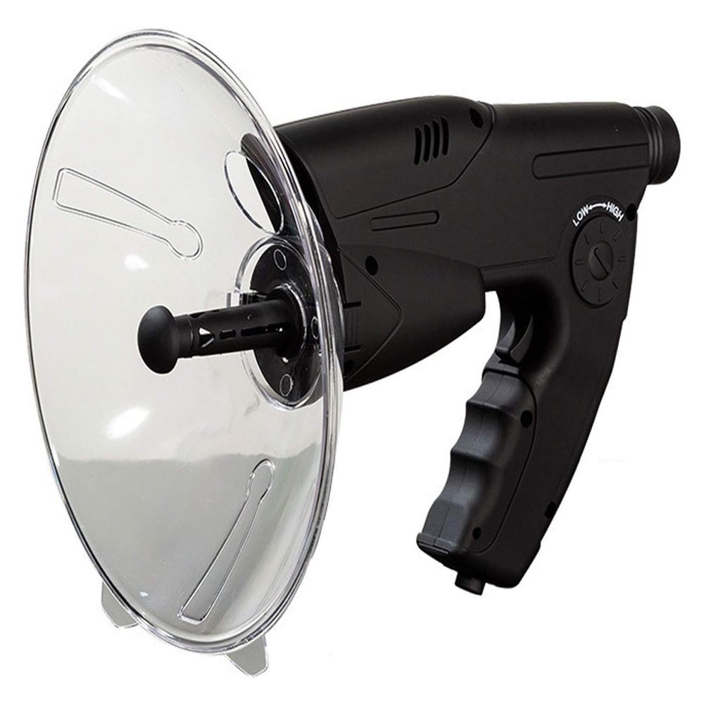 Parabolic Microphone Monocular, Bionic Ear Long Range Birds Listening Telescope 100M, Nature Observing and Listening Digital Device