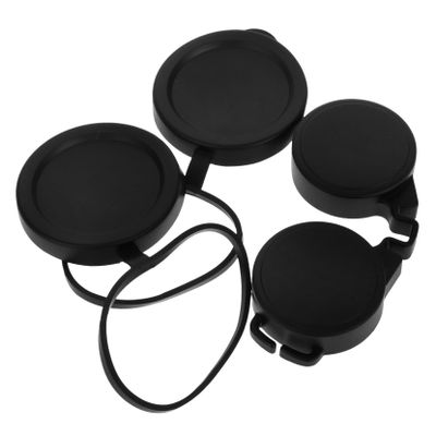 DIYEAH 3pcs Waterproof Rubber Binocular Lens Covers Protective Eyepiece Guard for Universal Telescope Accessories Compatible 50mm Objective Lens