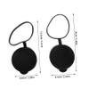 DIYEAH 3pcs Waterproof Rubber Binocular Lens Covers Protective Eyepiece Guard for Universal Telescope Accessories Compatible 50mm Objective Lens view 2
