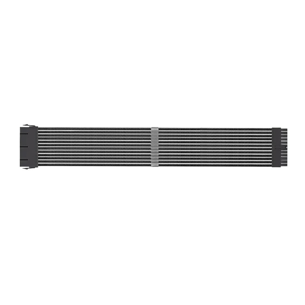 UCTUNG 35cm 24PIN 4+4PIN 6+2PIN PSU Extension Cable for CPU GPU Motherboard ATX EPS PCI-E Extension Cord(24P Black)