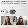 Smart Audio Bluetooth Glasses, Color-Change Lenses, Open Ear Speakers, 5 H Playtime, Hands Free Calls/Music, Smart Glasses for Men & Women, Wearable Tech Glasses for Traveling, Working, Enjoying view 4