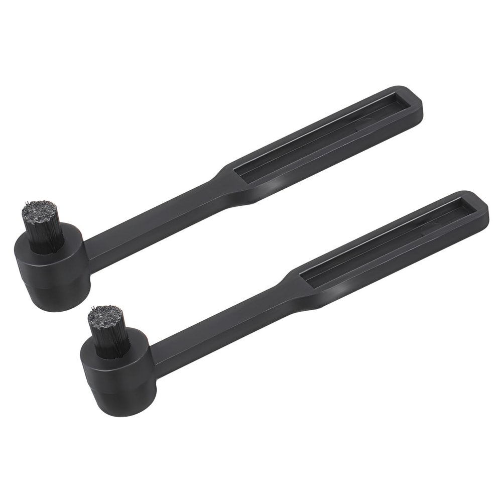 DIYEAH 2Pcs Record Cleaning Brush Compact Stylus Cleaner with Fine Bristles for Turntable Needles Gentle Needles for Electronic Products and Camera Lenses