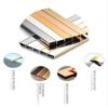2 Pieces Stainless Steel Square Trunking,Stainless Steel Cable Trunking,Cable Management Kit,Prevent-Stomping,1m Long,4 Colors,Suitable for Home,Office,Warehouse(Black,20X20X20MM) view 3