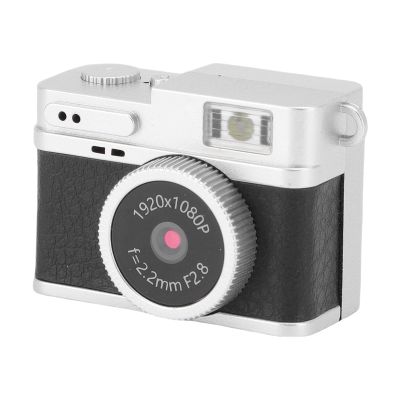 Wisoqu Mini Keychain Camera,1080P Tiny Digital Camera, Mini Retro Vintage Camera with 0.96 inch Screen, 64GB Included, Nostalgic Photos for Travel, Gift for Kids Students (Black)