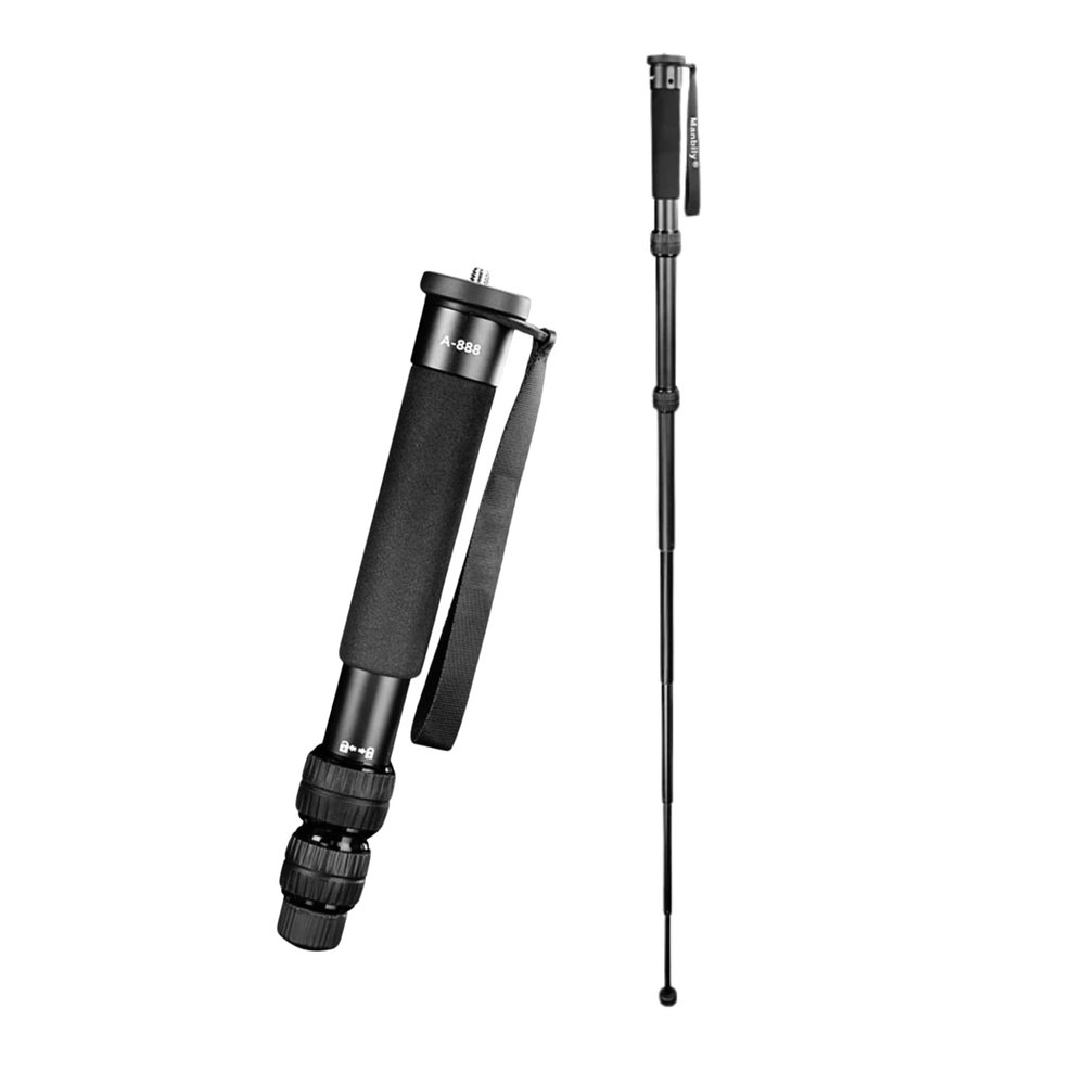 Bewinner Camera Monopod Professional, 61 inch Aluminum Photography Monopod with 7 Sections Height, 5kg Load Lightweight & Portable Camera Accessories for Mirrorless DSLR
