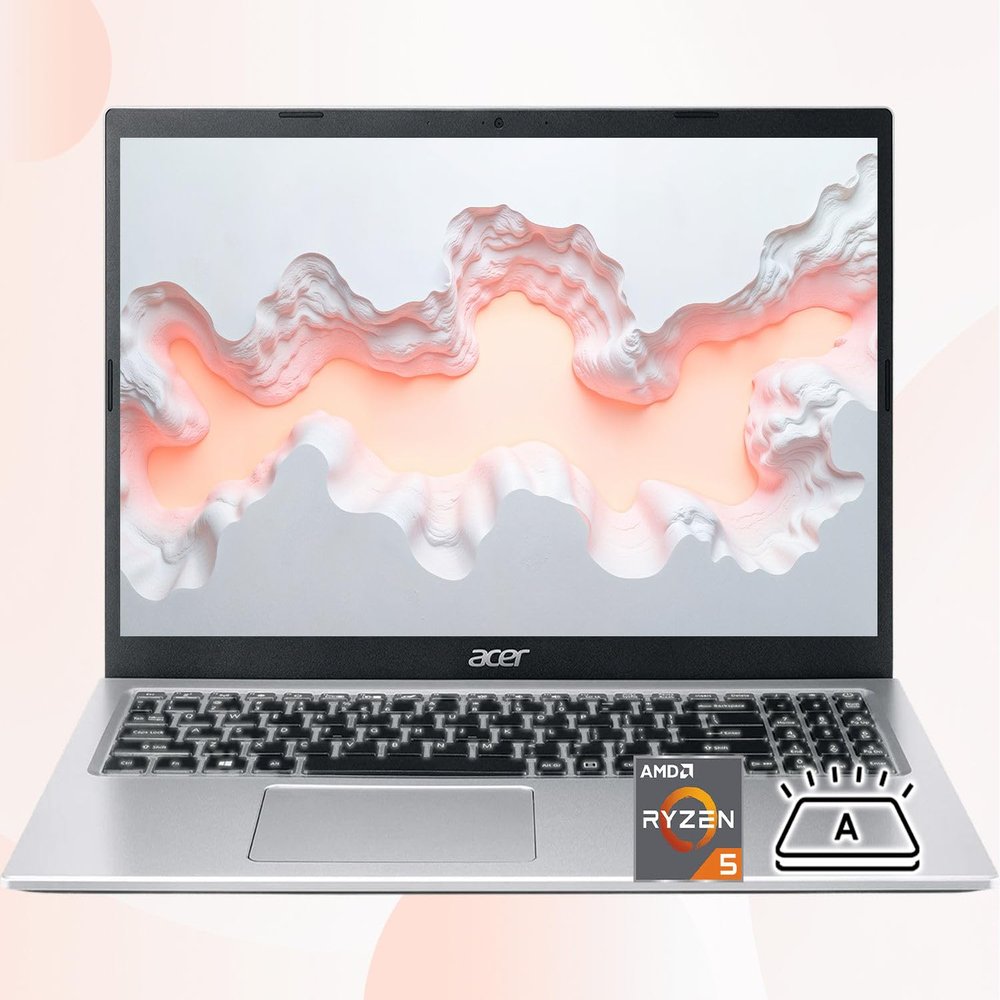 acer Aspire 3 Premium Laptop with Backlit Keyboard | AMD Ryzen 5 7530U CPU | 15.6 FHD IPS Display | 32GB RAM | 1TB PCIe SSD | Type-C | Wi-Fi 6 | Sleek & Portable | Windows 11 Pro