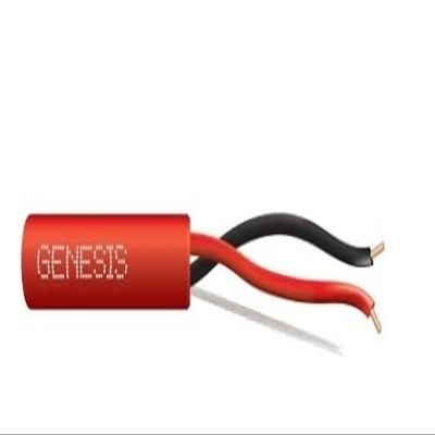 43115504  16/2 Solid Unshielded Fire Alarm Cable, Riser Rated (FPLR), 500' Pull Box, Red