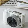 Camera Cage Aluminium Alloy Cage for Sony ZVE10 II Camera (Silver) view 2