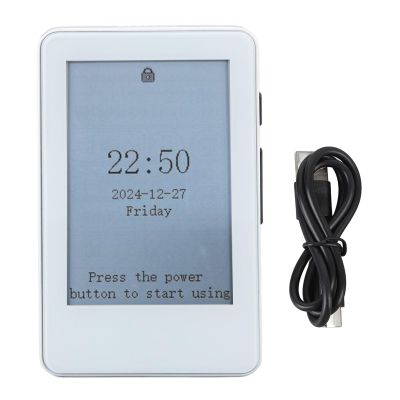Zyyini Electric Book Reader, 2.7 Inch Touchscreen Display with BT MP3 Player, Support Backlight and 128GB Card Expansion, for Reading and Music on The Go