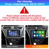 8CORE 4+32GB Radio for Honda Civic Hatchback 2012-2017 Android 13 9" IPS Touch Screen, Car Stereo with CarPlay & Android Auto, GPS Navigation DSP SWC 5G WiFi Camera view 2
