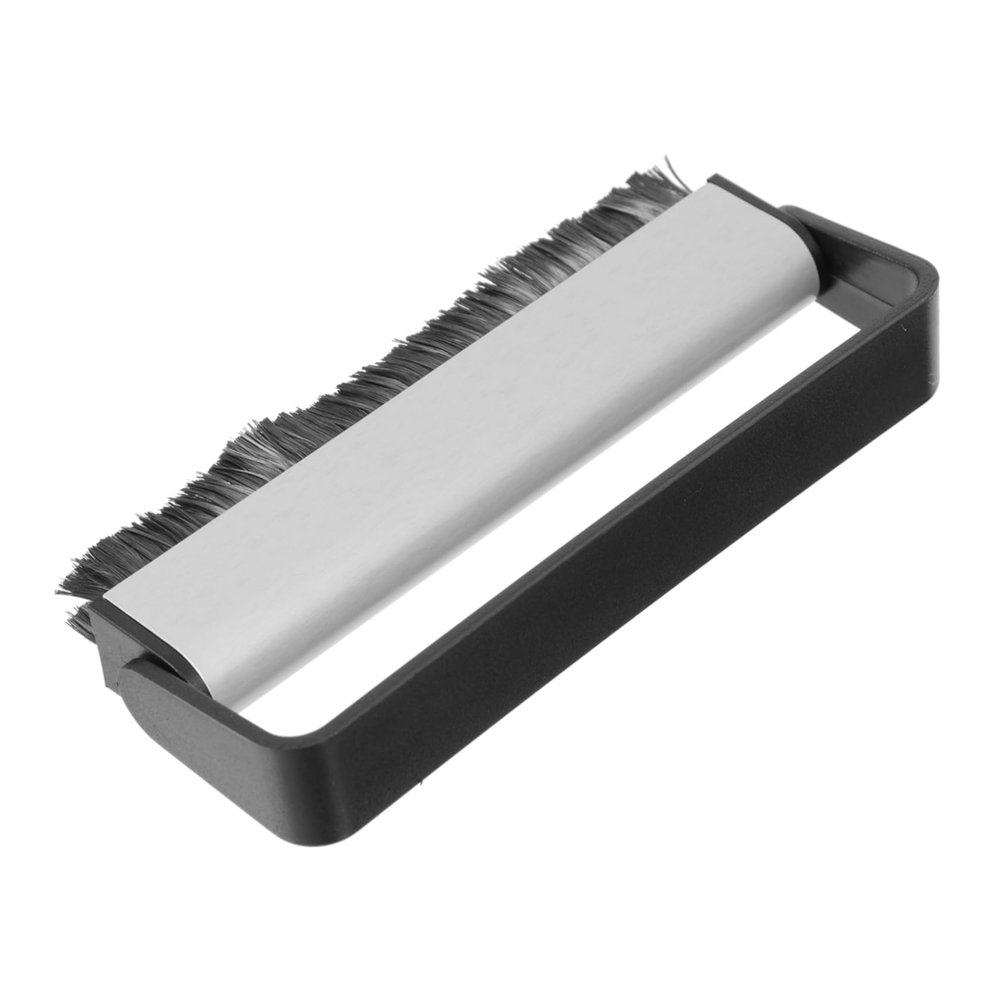 UKCOCO 1Pc Record Cleaning Brush Static Cleaner for Turntable Record Player Safe Silver Essential for Record Care