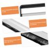 UKCOCO 1Pc Record Cleaning Brush Static Cleaner for Turntable Record Player Safe Silver Essential for Record Care view 2