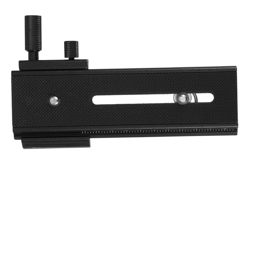 DIYEAH DSLR Camera Macro Focusing Slider 2-Way Adjustable Track with Standard 1/4 Inch Screw Hole for Close-Up Photography