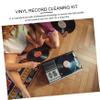 Uonlytech 2sets Vinyl Record Cleaning Kit Cd Player Brush Turntable Cleaning Brush for Enhanced Audio Performance Vinyl Enthusiasts view 2