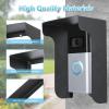 Diydeg Doorbell Rain Cover, Metal Doorbell Cover with Anti Glare Sun Shade Protection, Weatherproof Keypad Rain Covers for Access Control Keypad, Video Doorbells, Fingerprint Lock view 3