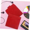 PERSELOSO 10Pcs Paper CD Sleeves Red DVD Envelopes for Organized Storage of Music Movies and Advertising Materials Lightweight Design for Easy Portability and Elegant Presentation view 4