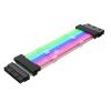 VCALDGFZ RGB Extension Cable Fan ARGBPower Extension Cable kit for Motherboard ATX 24-pin PCI-E GPU(Motherboard 24P) view 2