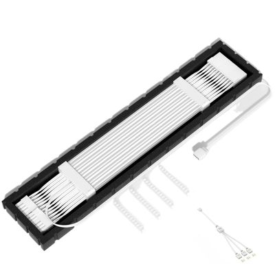 VCALDGFZ ARGB PSU Power Extension Cable L*/ED Light Strip 24PIN Motherboard Power Extension Cable(24 PIN)