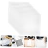 DirectNine Basics 10pcs Clear Vinyl Record Sleeves Adhesive Plastic Outer Covers for Protective Storage and Practical Safeguard Your Vinyl Records from Scratches and Dust view 3