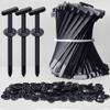2026 Upgraded Nylon Universal Cable Tie Buckle, Heavy Duty Self-Locking Rivet Zip Ties, Multifunctional Cable Tie Buckle for Car Daily Repair, Home, Office, Garden, Workshop(100Pcs) view 1