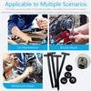 2026 Upgraded Nylon Universal Cable Tie Buckle, Heavy Duty Self-Locking Rivet Zip Ties, Multifunctional Cable Tie Buckle for Car Daily Repair, Home, Office, Garden, Workshop(100Pcs) view 2